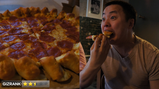 Pizza Hut Cheesy Bites Pizza Lightning Review